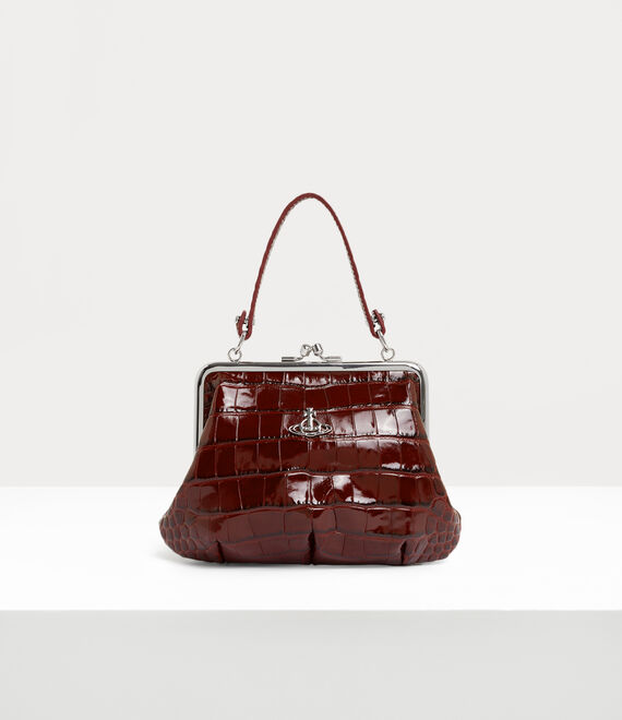 Vivienne Westwood Granny Frame Purse in BURGUNDY